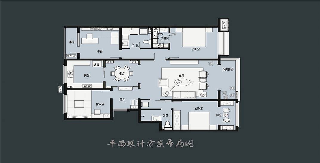 青竹雅苑170坪新中式風(fēng)格，秦皇島裝修效果圖